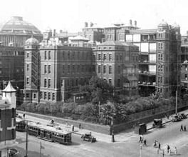 Photograph of the old Queen Victoria Hospital.