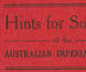 Booklets printed for soldiers, World War I.
