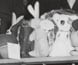 Photograph of toys collected for donation to Britain during World War II.