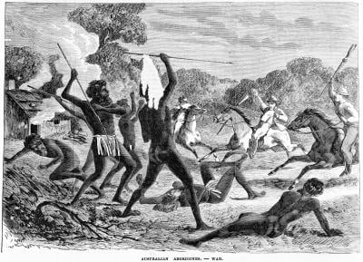 australia australian aborigines war history settlers massacre indigenous creek native myall settlement killed aboriginal europeans convicts early european conflict american