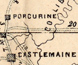 Road map produced for diggers in 1859.