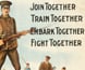 First World War enlistment poster featuring Albert Jacka.